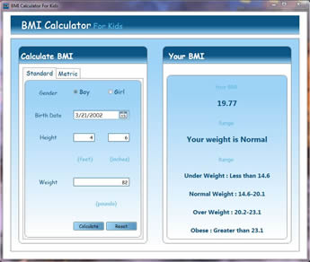 Bmi Calculator For Kids Bmi Calculator For Kids